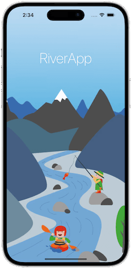 RiverApp App splash screen