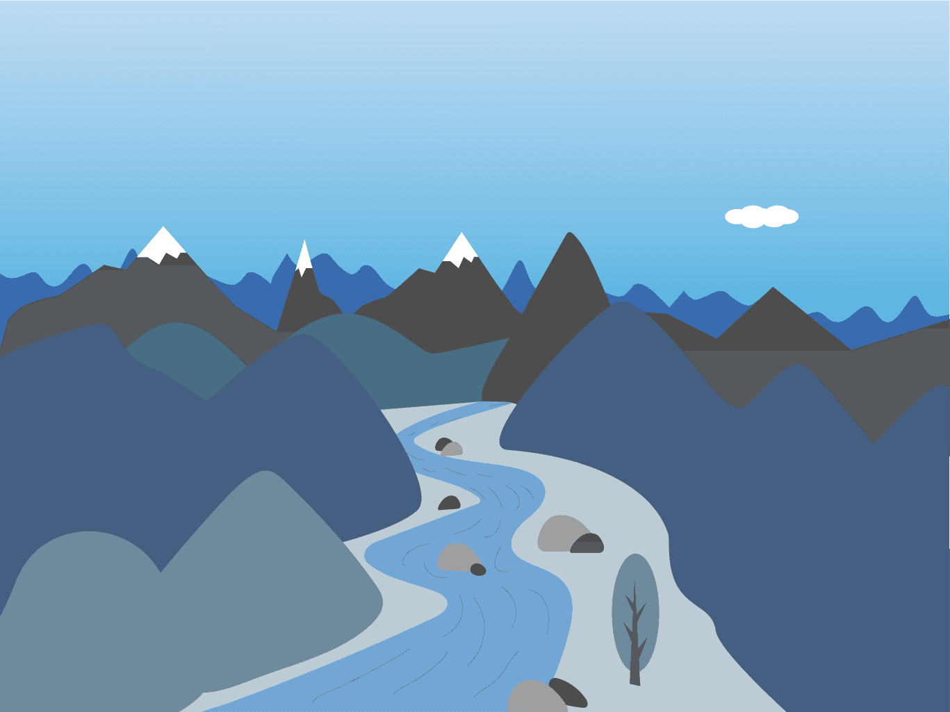 Riverapp lanscape background