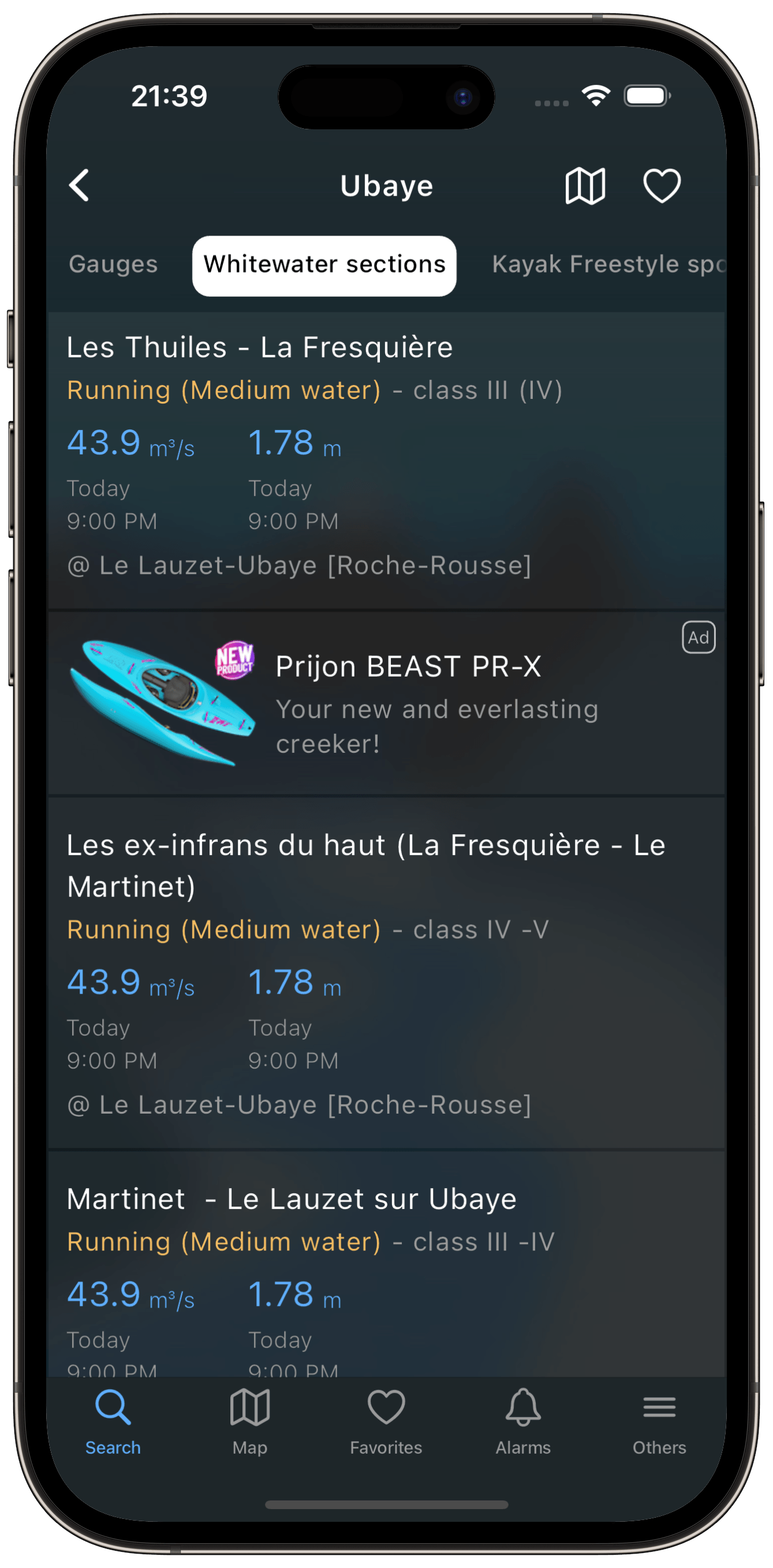 RiverApp advertising demo