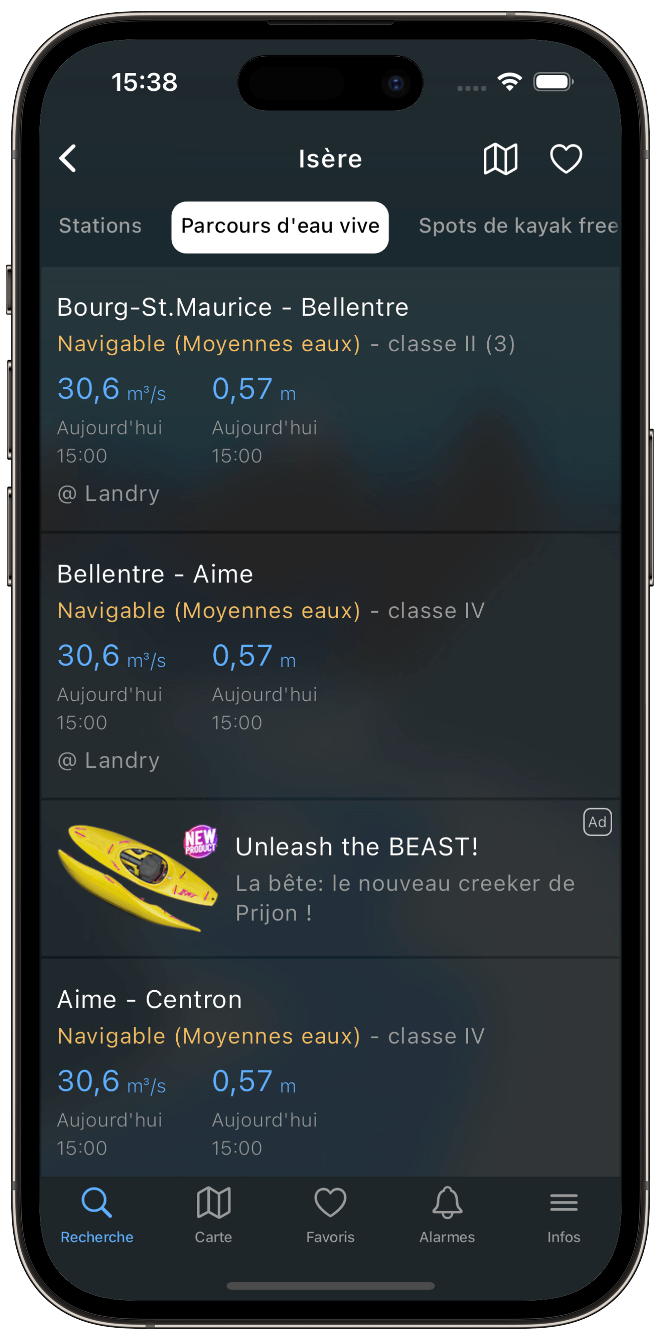 RiverApp advertising demo