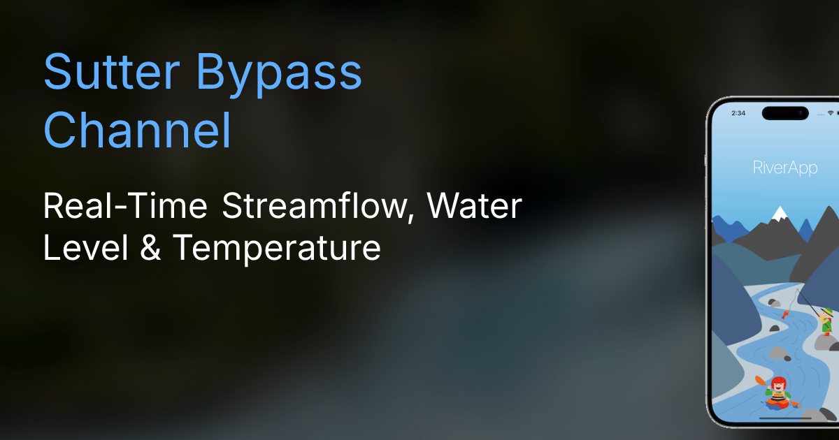 Sutter Bypass Channel | Current River Conditions