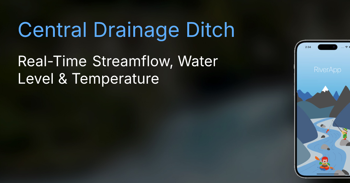 Central Drainage Ditch | Current River Conditions