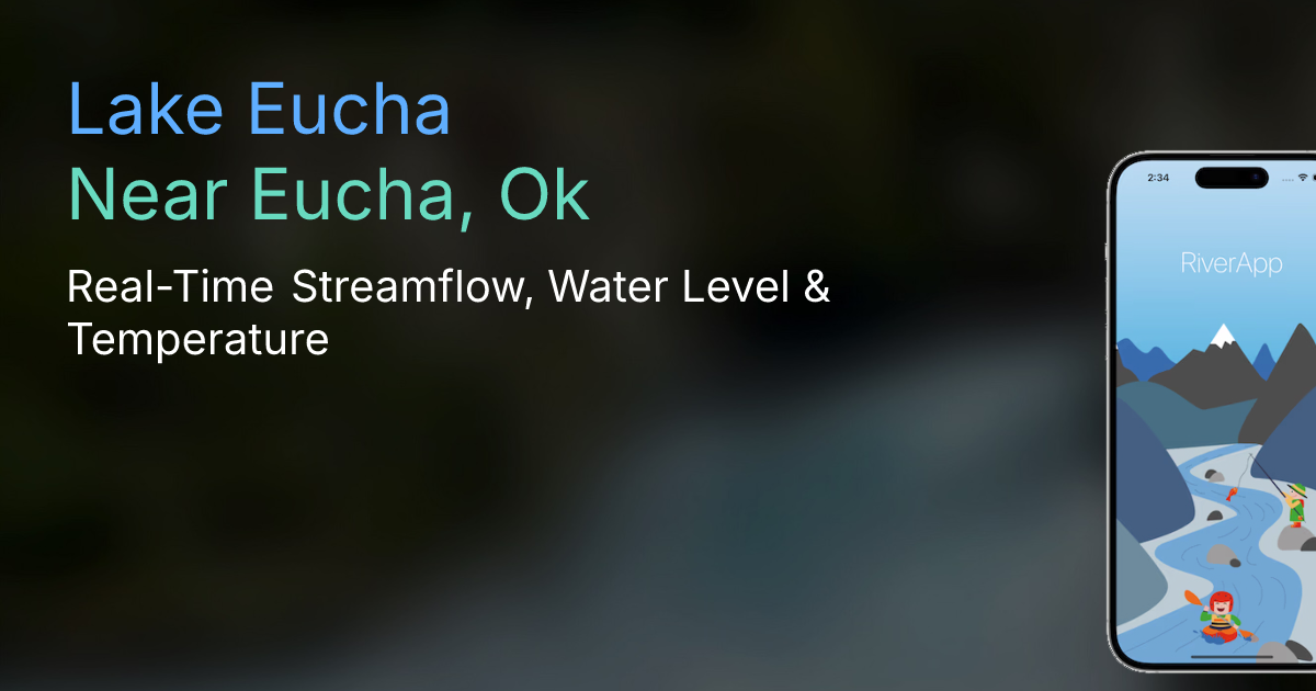Lake Eucha | Near Eucha, Ok - Real-Time Streamflow, Water Level ...