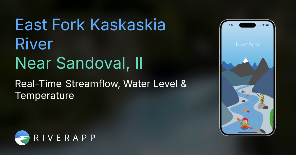 East Fork Kaskaskia River | Near Sandoval, Il - Real-Time Streamflow ...
