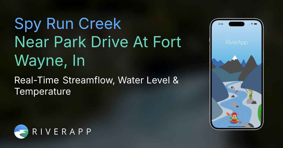 Spy Run Creek | Near Park Drive At Fort Wayne, In - Real-Time ...