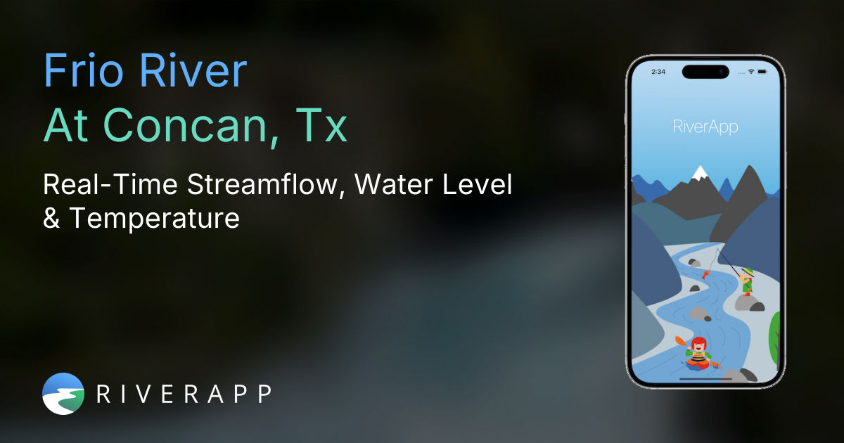 Frio River Water Level Live Cam