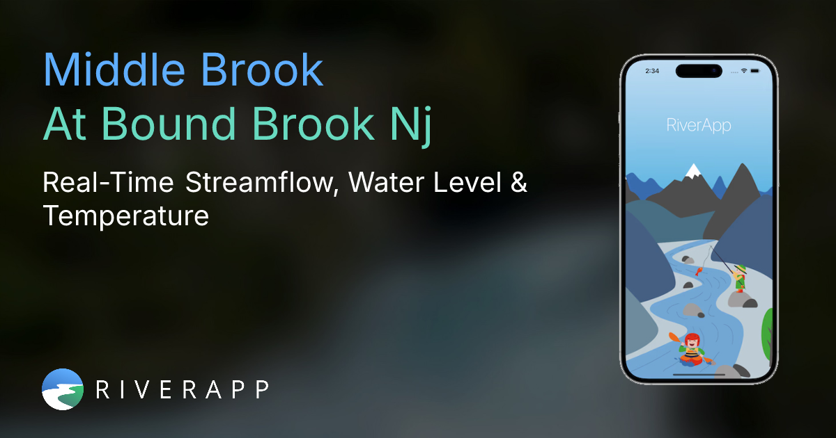 Middle Brook | At Bound Brook Nj - Real-Time Streamflow, Water Level ...