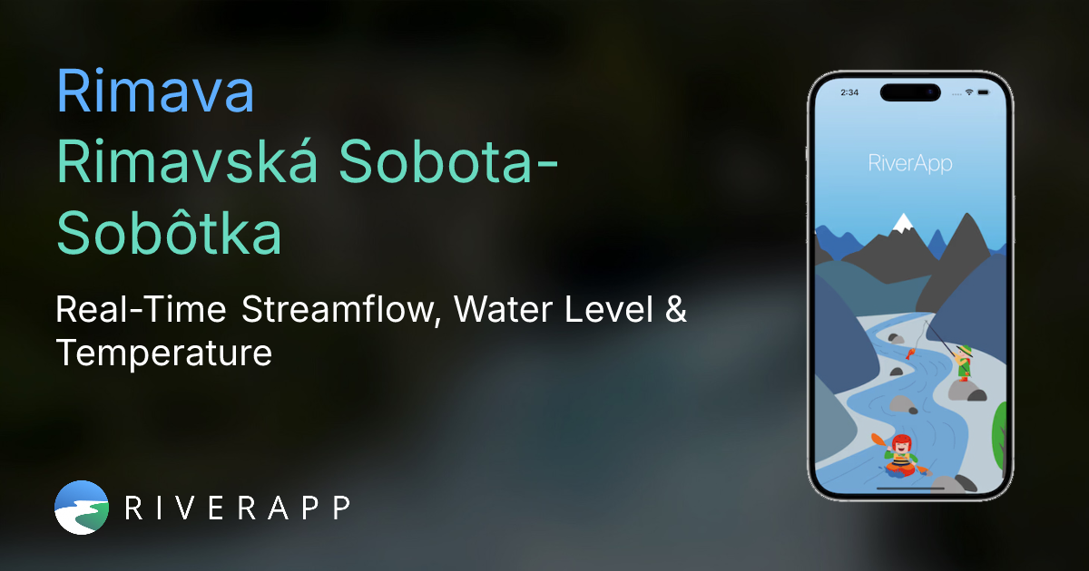 Rimava | Rimavská Sobota-Sobôtka - Real-Time Streamflow, Water Level ...