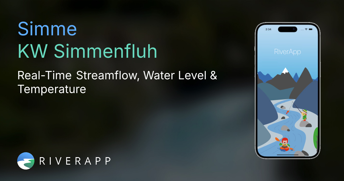 Simme | KW Simmenfluh - Real-Time Streamflow, Water Level & Temperature
