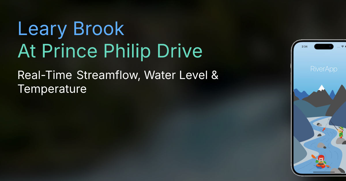 Leary Brook | At Prince Philip Drive - Real-Time Streamflow, Water ...