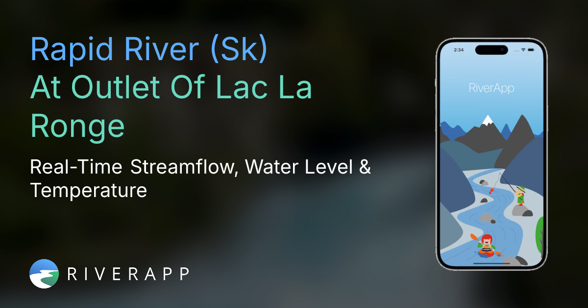 Rapid River (Sk) | At Outlet Of Lac La Ronge - Real-Time Streamflow ...