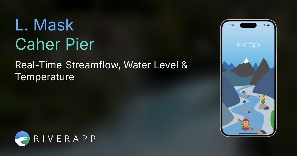 L. Mask | Caher Pier - Real-Time Streamflow, Water Level & Temperature