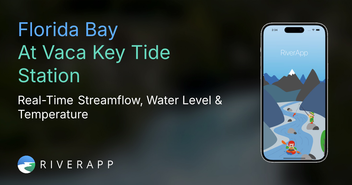 Florida Bay | At Vaca Key Tide Station - Real-Time Streamflow, Water ...