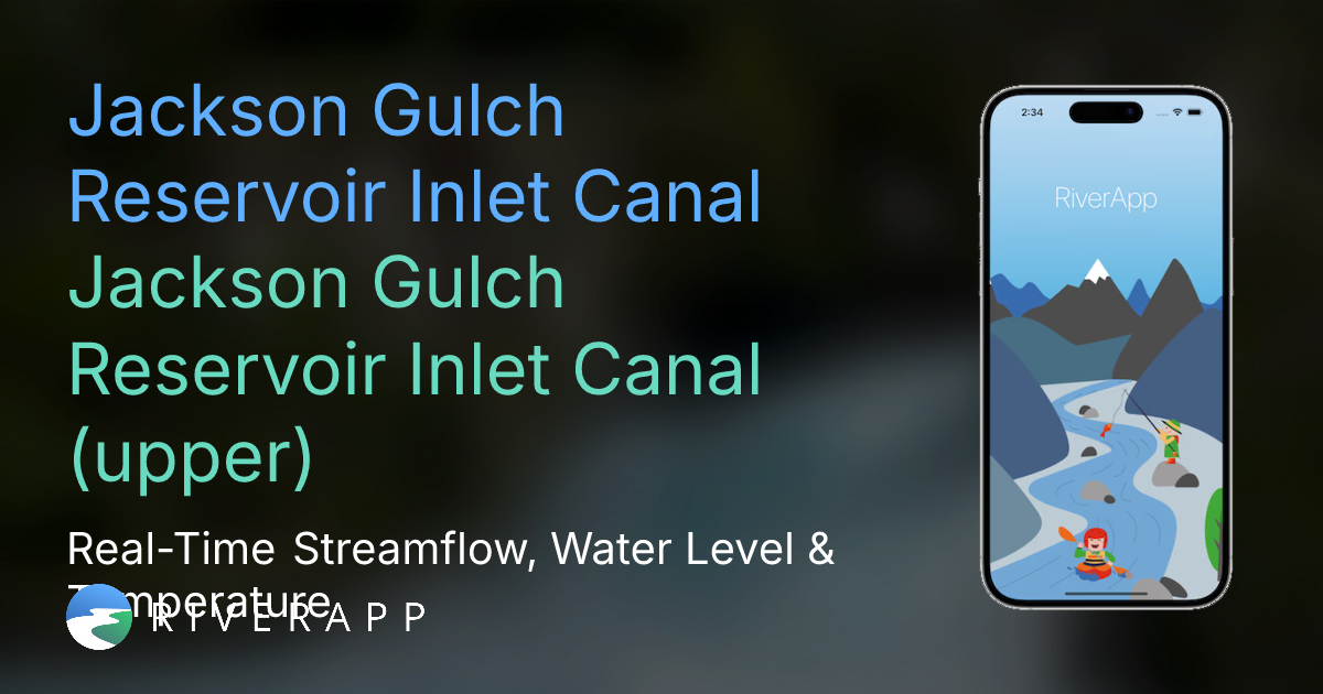 Jackson Gulch Reservoir Inlet Canal | Jackson Gulch Reservoir Inlet ...