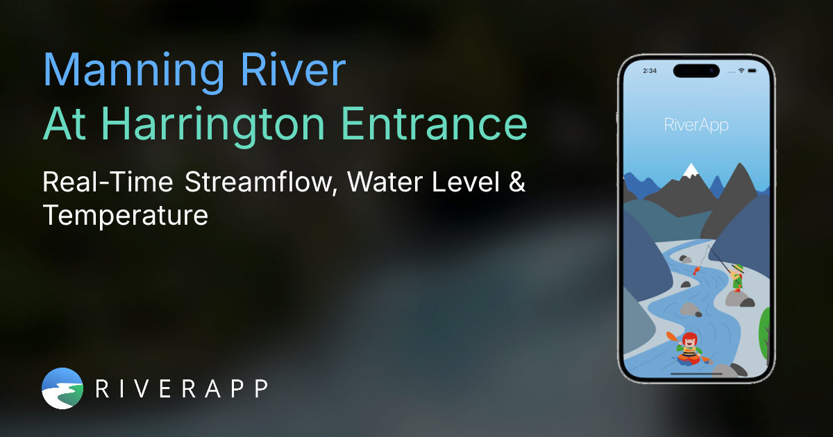 Manning River | At Harrington Entrance - Real-Time Streamflow, Water ...