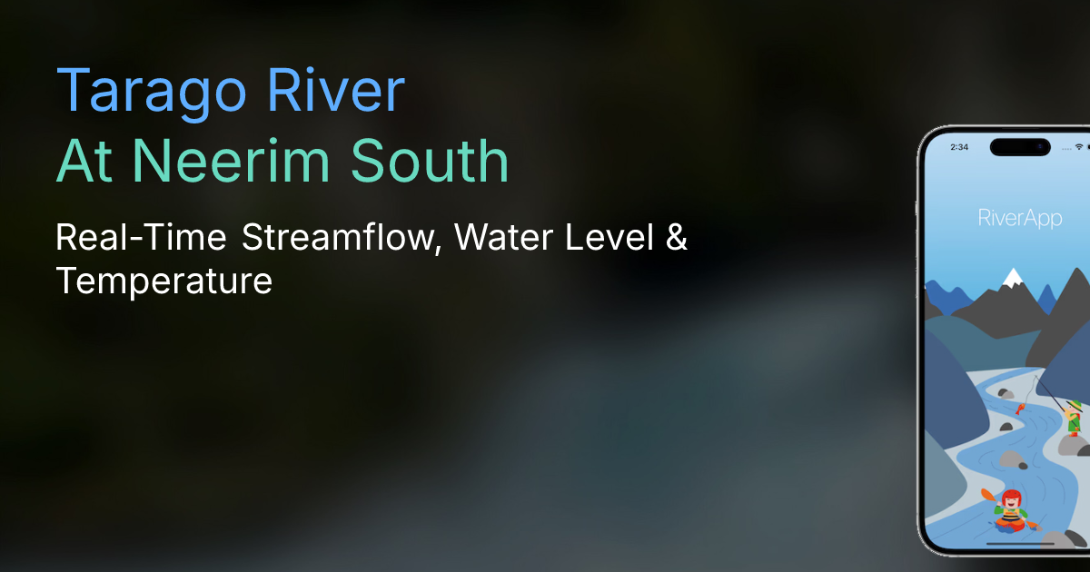Tarago River | At Neerim South - Real-Time Streamflow, Water Level ...